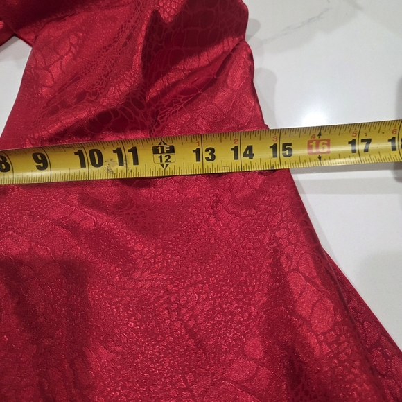 Hello Molly Vibrant Red Textured Dress Size Xl NWOT. - Picture 9 of 10